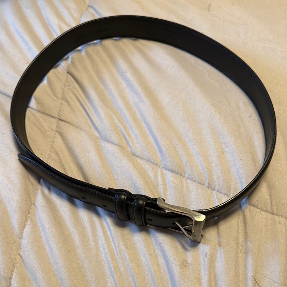 Florence Eiseman Black and Silver Belt with Timeless Elegance 36 inch